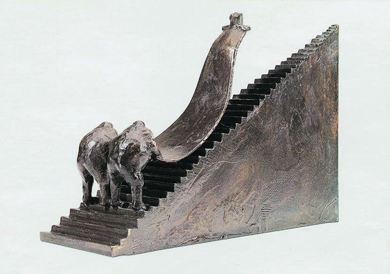 Klaeder uden kejser 1993 bronze H 20 cm
