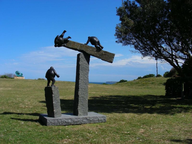 Projekt 2008 bronze og granit foto Jørn Rønnau udstillet Sculpture by the Sea Sydney 2008