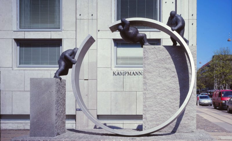 Skulptur 1997 3F bygningen København foto Peter Skott