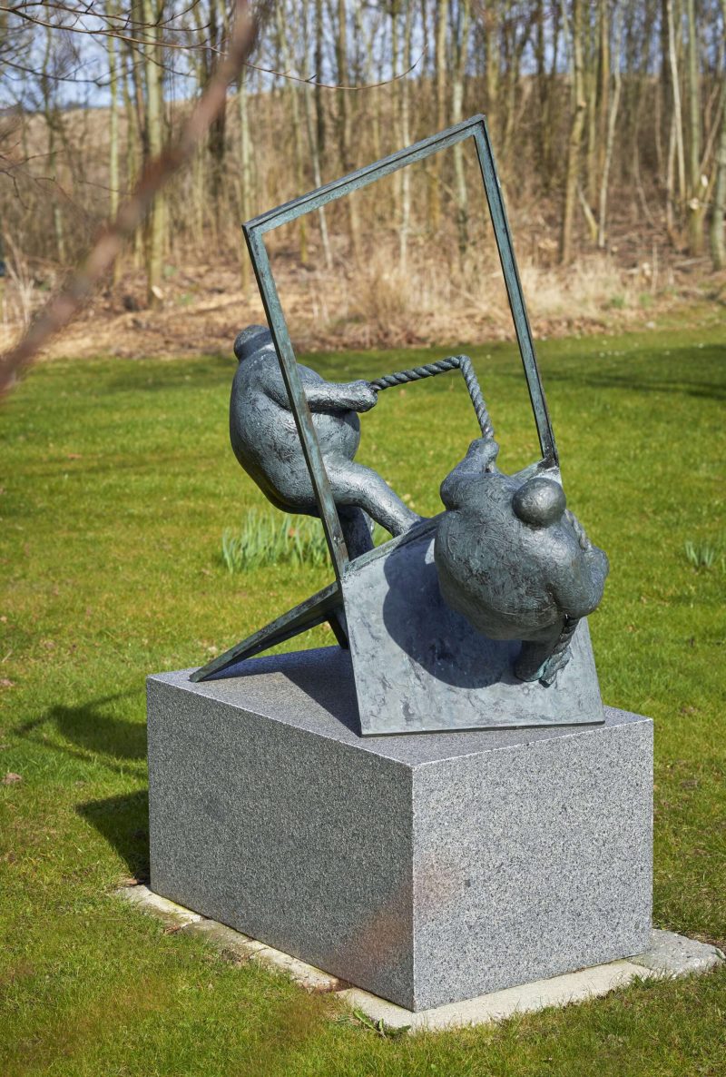 Spejling 1995 bronze og granit 145 x 100 x 60 cm 1 ex opstillet Botanic Garden Sydney foto Kirstine Mengel